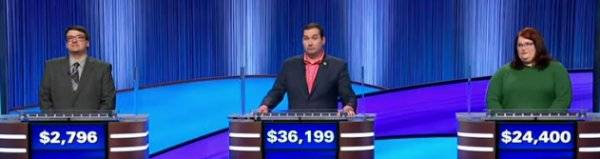 Final Jeopardy Results for Friday, March 6, 2026 Final Jeopardy (3/6/2026) Cory Aiello, James Denison, Heidi Schmechel