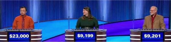 Final Jeopardy Results for Wednesday, April 15, 2026 Final Jeopardy (4/15/2026) Jamie Ding, Kim Elliott, Bill Page
