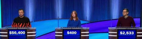 Final Jeopardy Results for Thursday, April 2, 2026 Final Jeopardy (4/2/2026) Jamie Ding, Nikki Svetov, Brian Chu