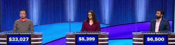 Final Jeopardy Results for Thursday, April 9, 2026 Final Jeopardy (4/9/2026) Jamie Ding, Alexandra Leith, Prithish David