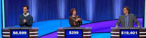 Final Jeopardy Results for Wednesday, May 20, 2026 Final Jeopardy (5/20/2026) Tristan Williams, Allegra Rosenberg, Chris D'Angelo