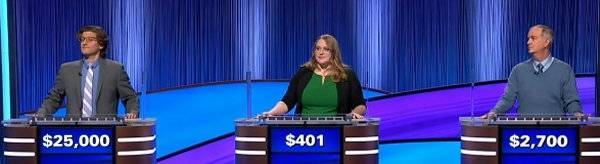 Final Jeopardy Results for Friday, May 22, 2026 Final Jeopardy (5/22/2026) Chris D'Angelo, Mary Morris, Jeff Weyhmiller
