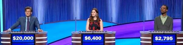 Final Jeopardy Results for Friday, May 29, 2026 Final Jeopardy (5/29/2026) Chris D'Angelo, Lili Driggs, Matt Patrick