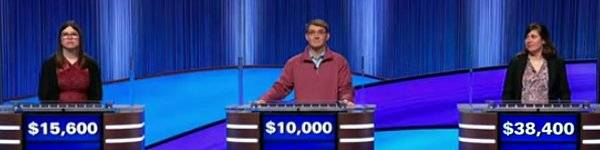 Final Jeopardy Results for Tuesday, May 5, 2026 Final Jeopardy (5/5/2026) Madeline Kaplan, Jeremy Roberts, Shannon Crisenbery