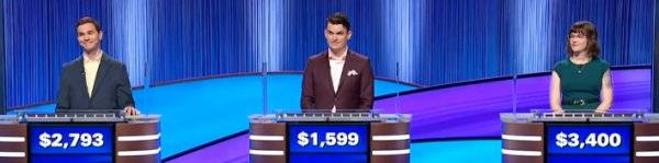 Final Jeopardy Results for Wednesday, June 10, 2026 Final Jeopardy (6/10/2026) Dan Laine, AJ Maroney, Katelyn Mueller-McLean