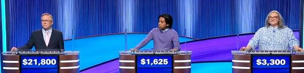 Final Jeopardy Results for Tuesday, June 16, 2026 Final Jeopardy (6/16/2026) Adam Remsen, Nabil Rahman, Sarah McCleskey