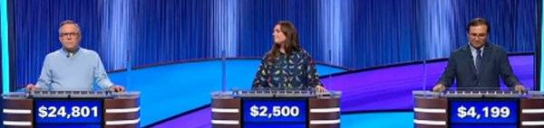 Final Jeopardy Results for Monday, June 22, 2026 Final Jeopardy (6/22/2026) Adam Remsen, Carlos Cea, Kyla Wall-Polin