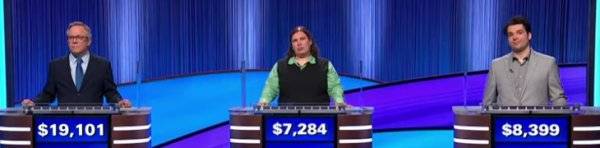 Final Jeopardy Results for Tuesday, June 23, 2026 Final Jeopardy (6/23/2026) Adam Remsen, Sarah Michel, Joey Tebben