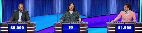Final Jeopardy Results for Wednesday, June 3, 2026 Final Jeopardy (6/3/2026) Peter McFerrin, Gil Hamel, Gabriel Berkowitz