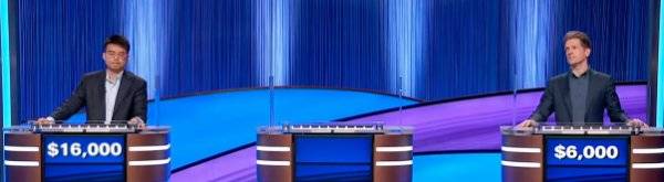 Final Jeopardy Results for Wednesday, July 1, 2026 Final Jeopardy (7/1/2026) Richard Nguyen, Robyn Masella, Ben Crockett