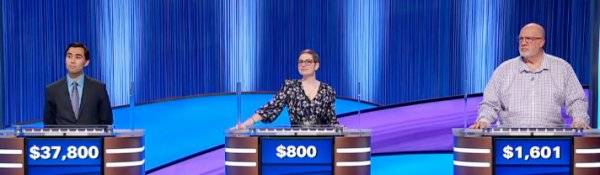 Final Jeopardy Results for Friday, July 10, 2026 Final Jeopardy (7/10/2026) Caleb Groen, Kristal LeMaistre, Chris Bergman