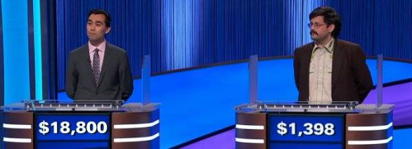 Final Jeopardy Results for Wednesday, July 6, 2026 Final Jeopardy (7/6/2026) Caleb Groen, Owen Harrington, Lee Ann McGuire Whitlock