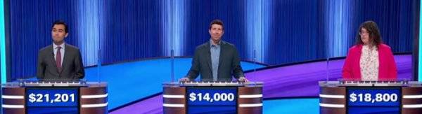 Final Jeopardy Results for Wednesday, July 7, 2026 Final Jeopardy (7/7/2026) Caleb Groen, Michael Yates, Jessica Davis