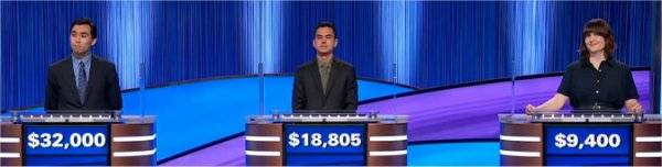 Final Jeopardy Results for Wednesday, July 8, 2026 Final Jeopardy (7/8/2026) Caleb Groen, Taylor A'Latorre, Molly Grove