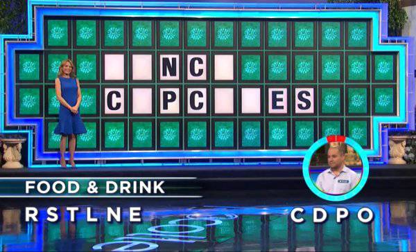 Kyle on Wheel of Fortune (1-17-2019)