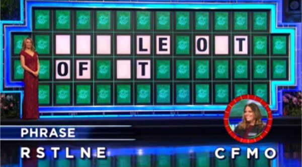 Alexandria Gallager on Wheel of Fortune (1-18-2018)