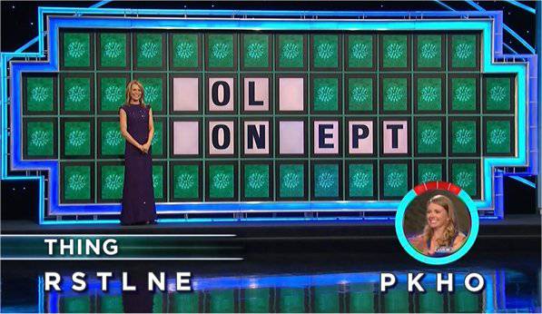 Julie  Canales on Wheel of Fortune (10-3-2017)