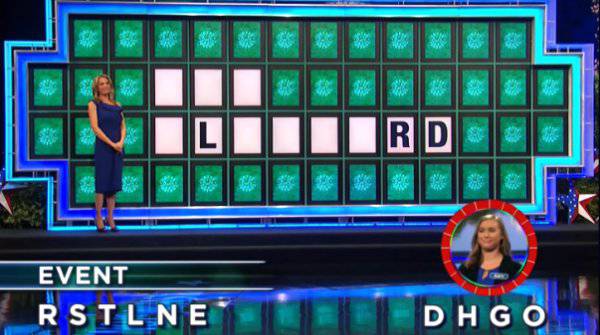 Amy on Wheel of Fortune (11-14-2018)