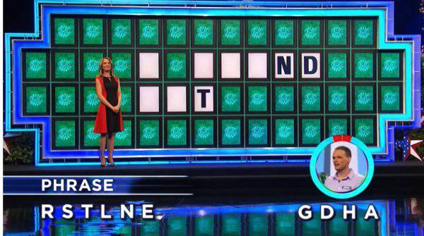 Eric on Wheel of Fortune (11-16-2018)