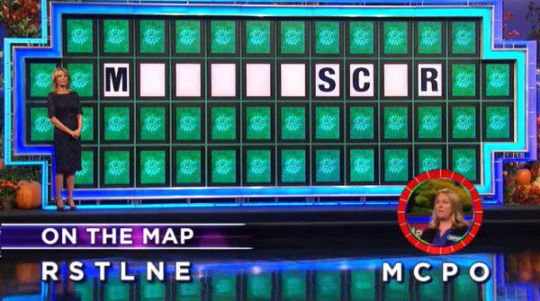 Whitney on Wheel of Fortune (11-21-2018)