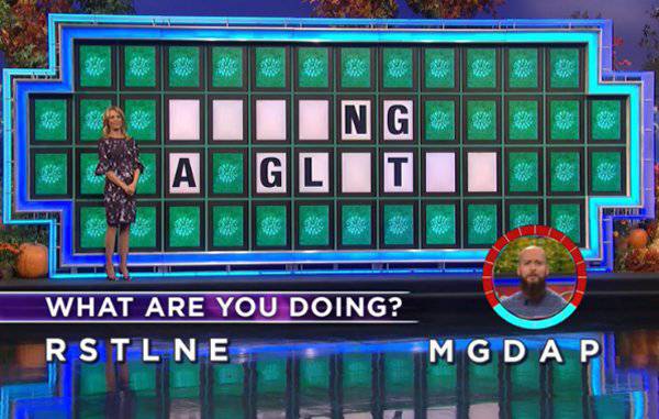 Rick on Wheel of Fortune (11-23-2018)