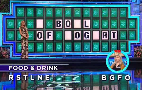 Heather on Wheel of Fortune (11-26-2018)