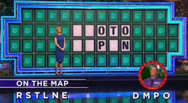 Daniel Young on Wheel of Fortune (11-27-2017)