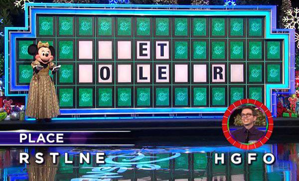 Jake on Wheel of Fortune (12-10-2019)