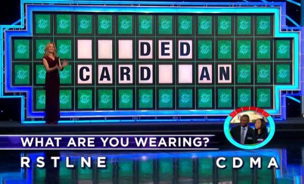 Andres and Nairobi on Wheel of Fortune (2-12-2019)