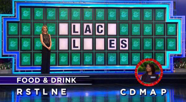 Anginette Browder on Wheel of Fortune (2-2-2018)