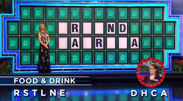Kendal Perry on Wheel of Fortune (2-7-2018)