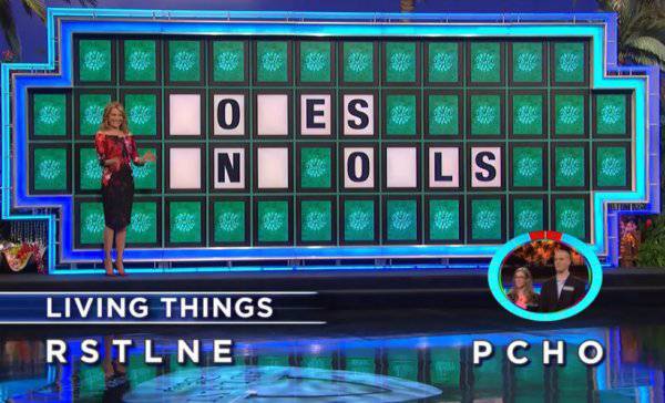 Brian and Laurie on Wheel of Fortune (2-7-2019)