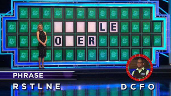 John Willoughby on Wheel of Fortune (3-13-2018)