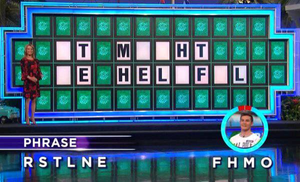 Jake on Wheel of Fortune (3-18-2019)