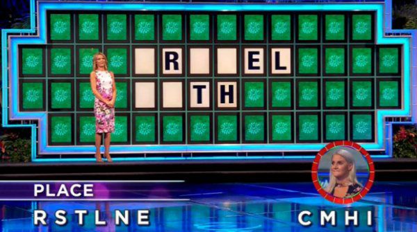 Malorie on Wheel of Fortune (4-30-2018)