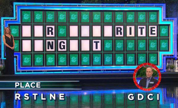 Dave on Wheel of Fortune (4-4-2019)