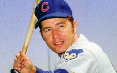 Ron Santo is inducted into the Hall of Fame 