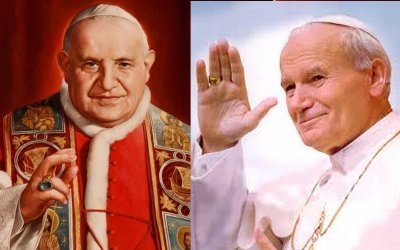 John XXIII and John Paul II 