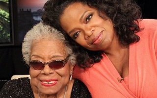 Winfrey and mentor, Maya Angelou