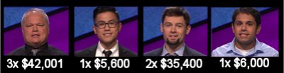 Jeopardy Champs S31 Wk5