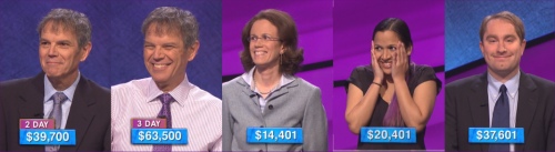Daily winnings for the week of June 27, 2016 on Jeopardy!